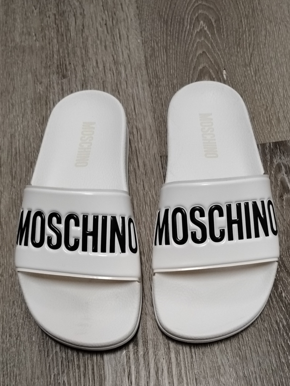 Moschino Pool Slide Sandals W 5.5/6 EU 36